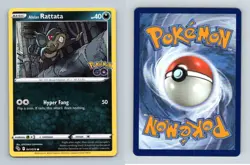 Alolan Rattata #41/78 SWSH Pokemon GO Common 2022 TCG Card - Image 1