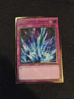 Torrential Tribute MGED-EN052 Gold Rare 1st Edition Yu-Gi-Oh Card - Image 1