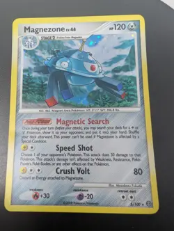 Pokemon Card - Magnezone Stormfront 5/100 Holo Rare SWIRL - Image 4