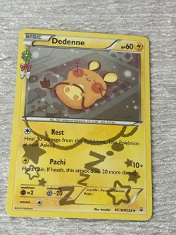 Pokemon DEDENNE RC10/RC32 Holo Collecting Card - VERY GOOD to MINT - never play - Image 1