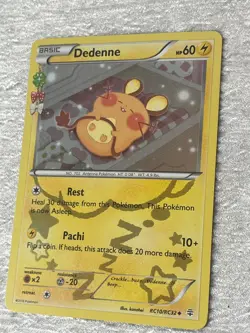 Pokemon DEDENNE RC10/RC32 Holo Collecting Card - VERY GOOD to MINT - never play - Image 4