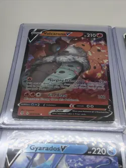 Pokemon Full Card Lot Of 4 Gyrados Gx Promo & V Wigglytuff GX Volcarona V - Image 3