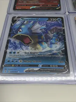 Pokemon Full Card Lot Of 4 Gyrados Gx Promo & V Wigglytuff GX Volcarona V - Image 4