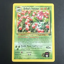 Erika's Ivysaur 41/132 Gym Challenge Pokemon Card Non Holo - Image 1