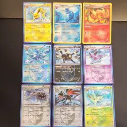 Pokemon Team Plasma Eeveelution 9 Card Lot - Image 1