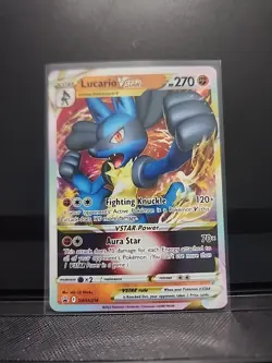 Lucario VSTAR SWSH214 SWSH: Sword & Shield Promo Cards Holo - Image 1