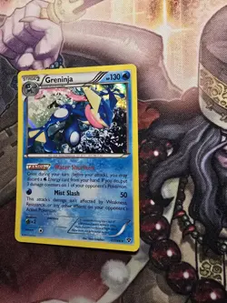 Greninja 41/146 Holo Rare XY Base Set Holo Pokemon Card MP - Image 2
