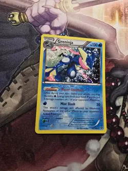 Greninja 41/146 Holo Rare XY Base Set Holo Pokemon Card MP - Image 3