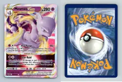 Mewtwo Vstar #31/78 SWSH Pokemon GO Ultra Rare Full Art 2022 TCG Card - Image 1