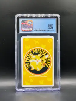 CGC 9 MINT Surfing Pikachu Pokemon Yellow Playing Card Poker Ace Spades PSA - Image 2