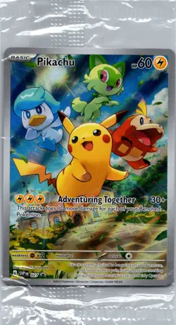 Pikachu - Promo Sealed SV: Scarlet & Violet Promo Cards 027 NM - Image 1