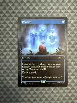 MTG Ponder #2292 Rare Secret Lair Drop Series (SLD) - Image 1
