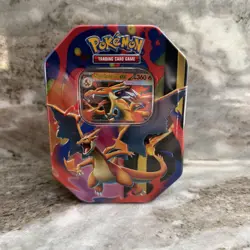 Pokemon Mega Charizard Tin with Mega Charizard Y EX Promo & Booster Packs - Image 1