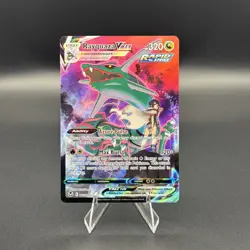 Pokemon TCG Rayquaza VMAX TG20/TG30 Silver Tempest Holo - Image 1