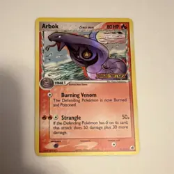 Pokemon Arbok EX Dragon Frontiers Rare Reverse Holo 80HP 13/101 - Image 1