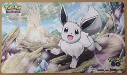 Radiant Eevee Pokemon Go TCG Official Rubber Back Playmat - NEW - Image 1
