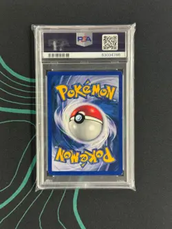 1999 Pokemon Base Set Shadowless Hitmonchan Holo- Graded PSA 7 - Image 2