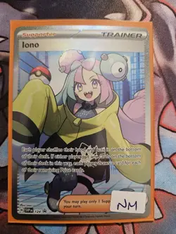 Pokemon TCG Iono SVP 124 Scarlet & Violet Pokemon TCG Full Art - Image 1