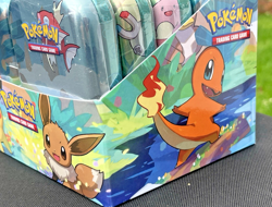 POKEMON TCG SCARLET & VIOLET KANTO FRIENDS MINI TINS ART SET X10 PLUS CDU *NEW* - Image 2