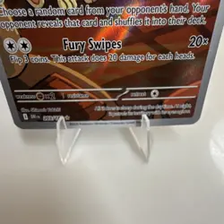 Pokemon Team Rocket's Meowth Illustration Rare Holo 203/182 Destined Rivals HP … - Image 3