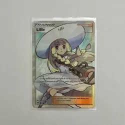 Pokemon Lillie 147/149 Sun & Moon Full Art Ultra Rare Trainer Supporter NM - Image 1