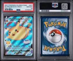 Pokemon Flying Pikachu VMAX 007/025 Celebrations Holo PSA 10 Gem Mint - Image 3
