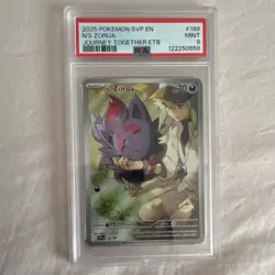 2025 Pokemon N's Zorua #189 Sv: Scarlet & Violet Promo Holo PSA 9 - Image 1