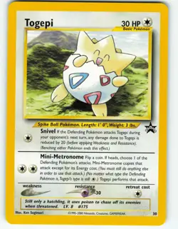 Togepi - #30 WOTC Black Star Promo - Pokemon TCG - 2000 - Image 1