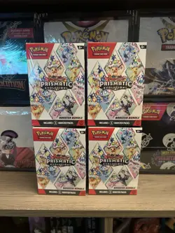 4X Pokemon TCG Prismatic Evolutions Booster Bundle - Sticker Sealed - Image 1