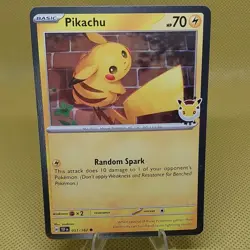 Pikachu 051/162 Temporal Forces Stamped 2026 Pokemon Day 30th Edition - Image 1