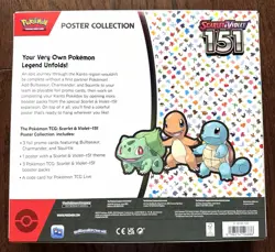 Pokemon 151 Poster Collection Brand New Factory sealed - Image 2
