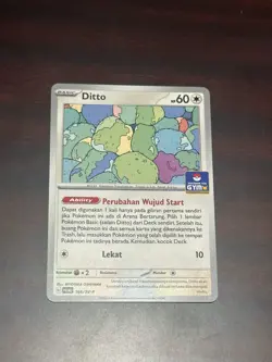 Pokemon TCG Bahasa Indonesia Language Ditto GYM Promo 166/SV-P - Image 1