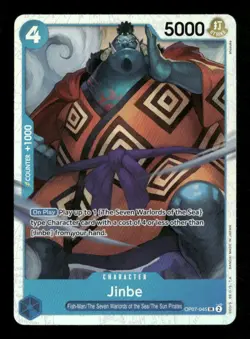 Jinbe (045) OP07-045 One Piece 500 Years in the Future SR NM English - Image 1
