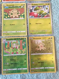SHROOMISH & BRELOOM BUNDLE OF POKEMON CARDS - Image 5