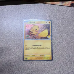 Pikachu (Pokemon Day 2026 Cosmos Holo) Common Miscellaneous Cards 051/162 NM - Image 1