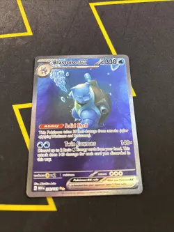Pokemon TCG Blastoise EX Holo Card 200/165 Scarlet & Violet 151 Series - Image 1