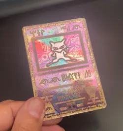 Pokemon Card TCG Ancient Mew 2000 Movie Promo Holo Card WOTC (Has Damage) - Image 1