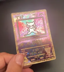 Pokemon Card TCG Ancient Mew 2000 Movie Promo Holo Card WOTC (Has Damage) - Image 3