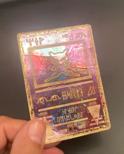 Pokemon Card TCG Ancient Mew 2000 Movie Promo Holo Card WOTC (Has Damage) - Image 4
