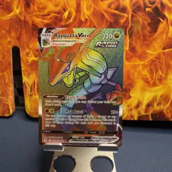 Rayquaza VMAX 217/203 Pokemon TCG Evolving Skies Rainbow Secret Rare Card NM/M - Image 1