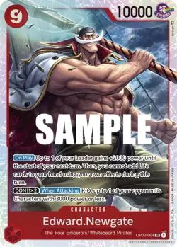 Edward.Newgate (004) [OP02 - OP02-004] - NM [Foil] TCG One Piece - Image 1