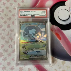 Pokemon TCG Bubble Mew EX 232/091 Paldean Fates PSA 8 NM MT - Image 1