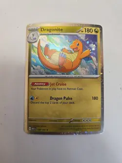 151 Pokemon TCG Dragonite Cosmos Holo Foil Rare Card - Image 1