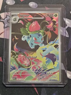 Pokemon TCG - Ivysaur 134/132 Mega Evolution Holo Rare Full Art NM - Image 1