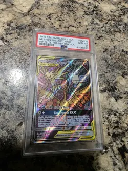 2019 Pokemon Moltres Zapdos Articuno GX SM210 PSA 10 Mint - Image 1