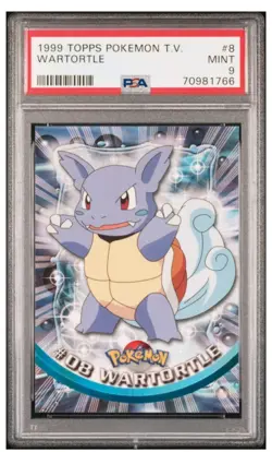 PSA 9 1999 Topps Pokemon TV WARTORTLE - Image 1