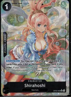 One Piece Card Game Shirahoshi OP05-082 Alternate Art Premium Booster (PRB-01) - Image 1