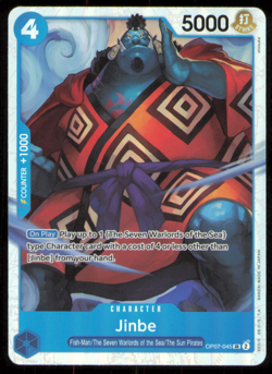 Jinbe SR OP07-045 - 500 Years In The Future - One Piece TCG NM - Image 1