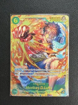 Monkey D. Luffy OP13-118 SEC Secret Rare Carrying On His Will One Piece TCG NM - Image 1