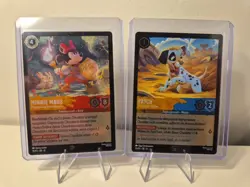 Disney Lorcana Promo Lot Deutsch - Minnie Maus 35/P2.DE.8 Patch 30/P2.De.8 - NM - Image 1